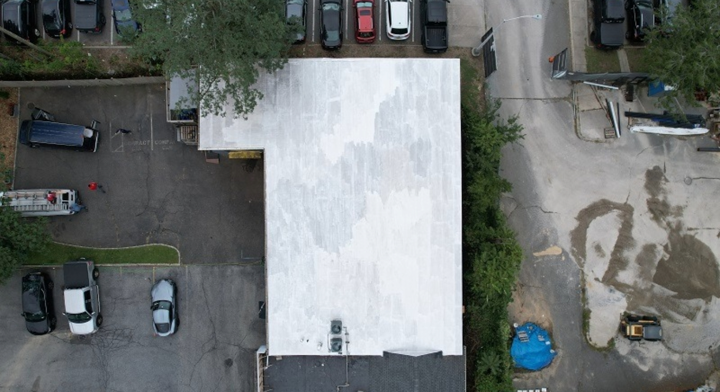 flat roof leak repair flashing damage